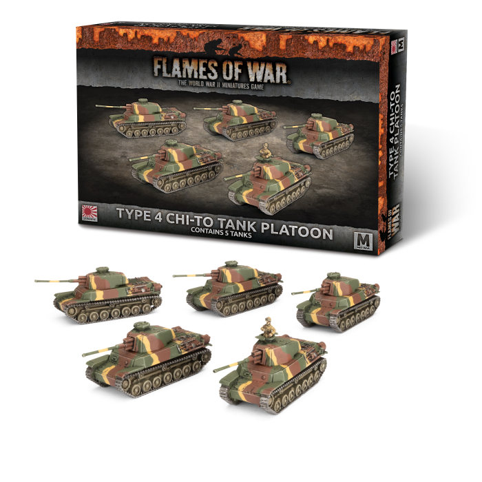 Flames of War: Japanese: Type 4 Chi-To Tank Platoon 
