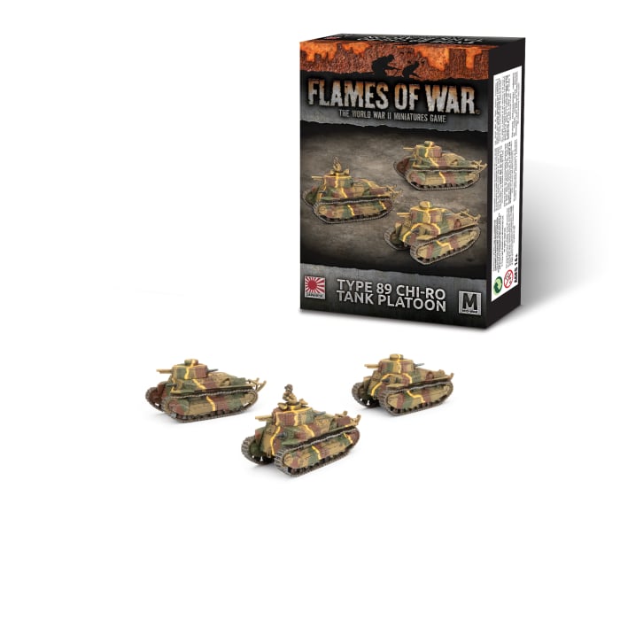 Flames of War: Japanese: Type 89 Chi-Ro Tank Platoon 