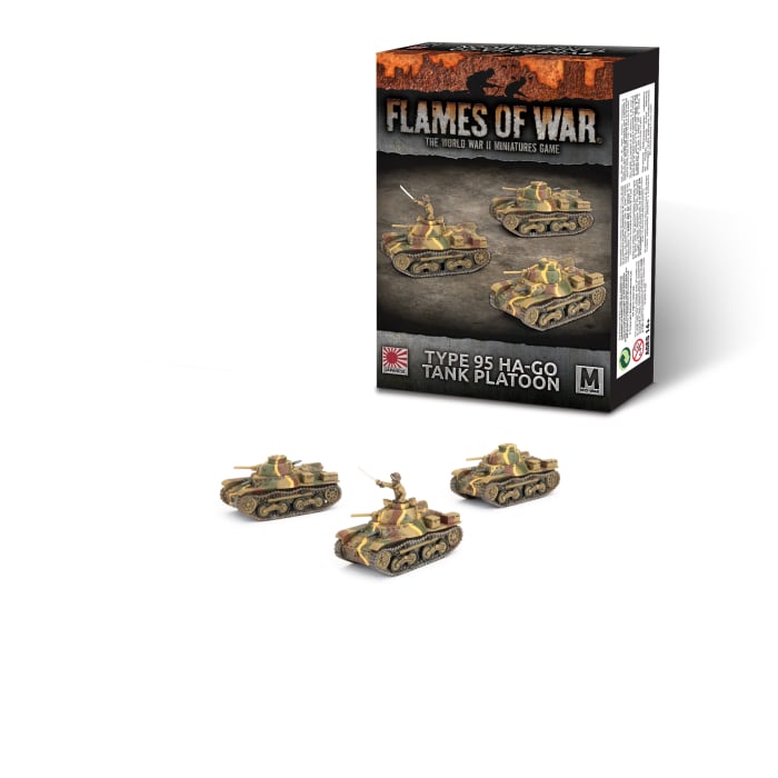 Flames of War: Japanese: Type 95 Ha-Go Light Tank Platoon 