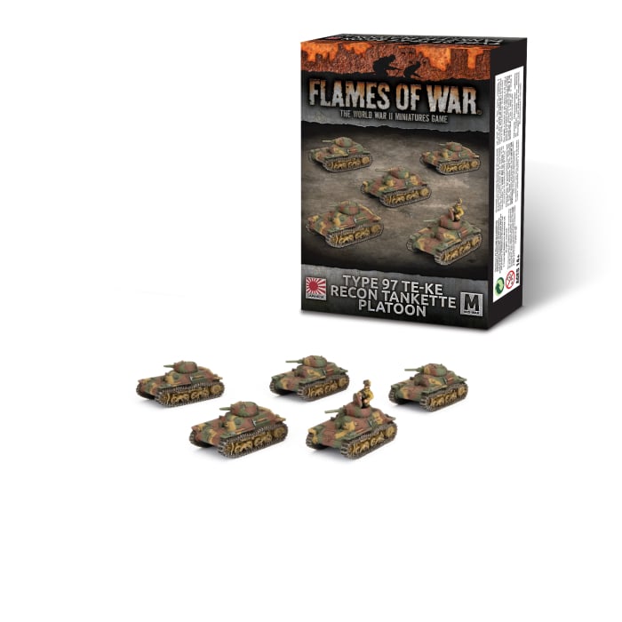 Flames of War: Japanese: Type 97 Te-Ke Recon Tankette Platoon 