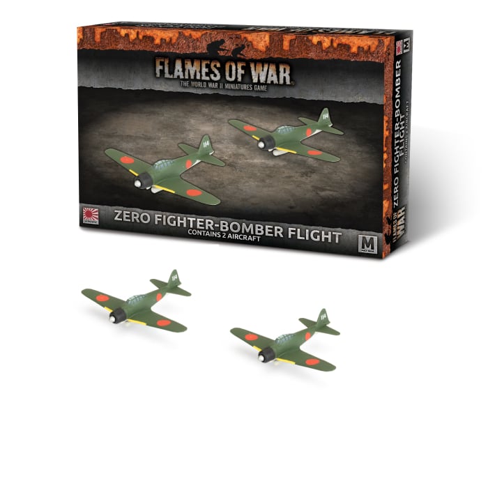 Flames of War: Japanese: Zero Fighter-Bomber Flight 