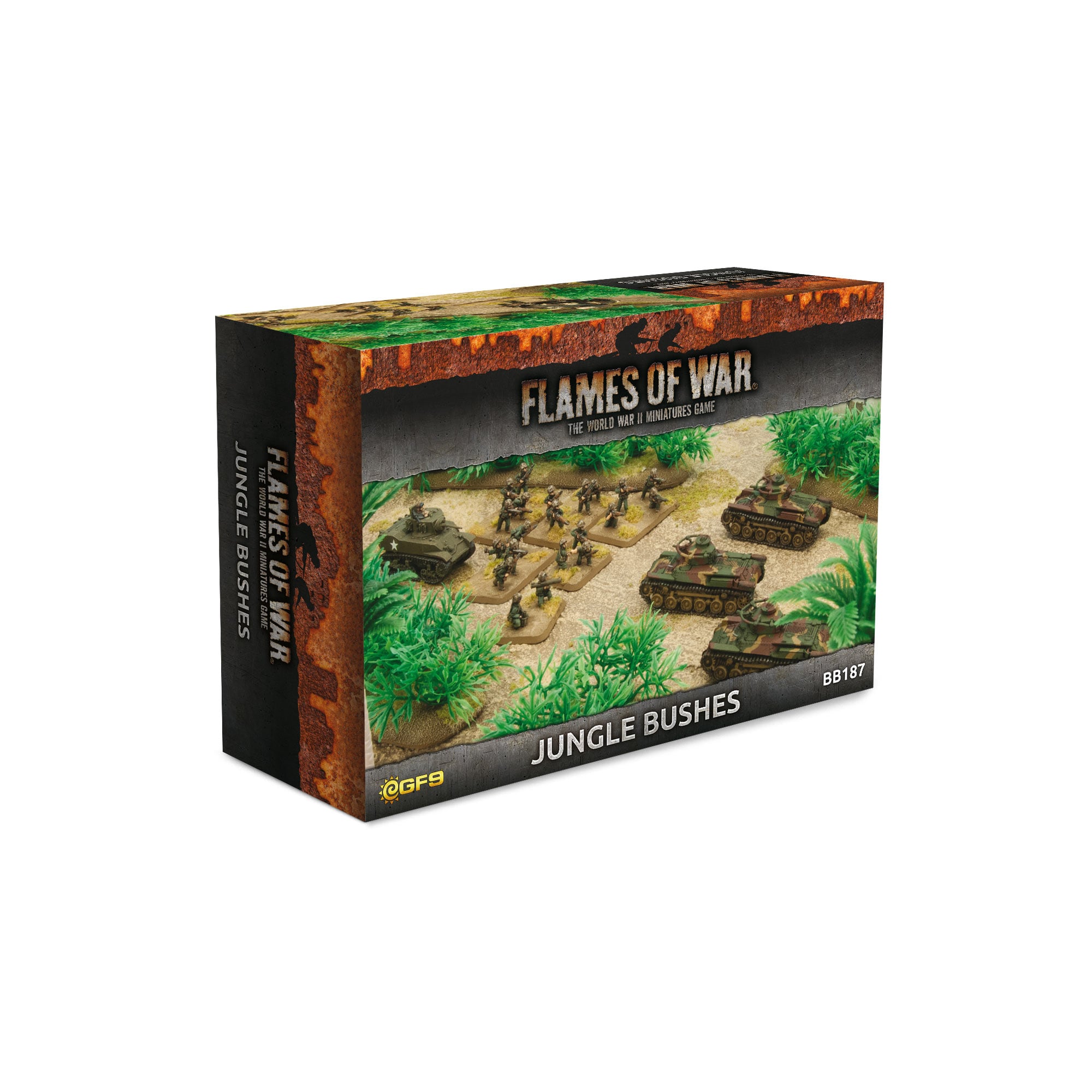 Flames of War: Jungle Bushes (x4) 