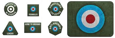 Flames of War: Late War - British Tokens & Objectives 