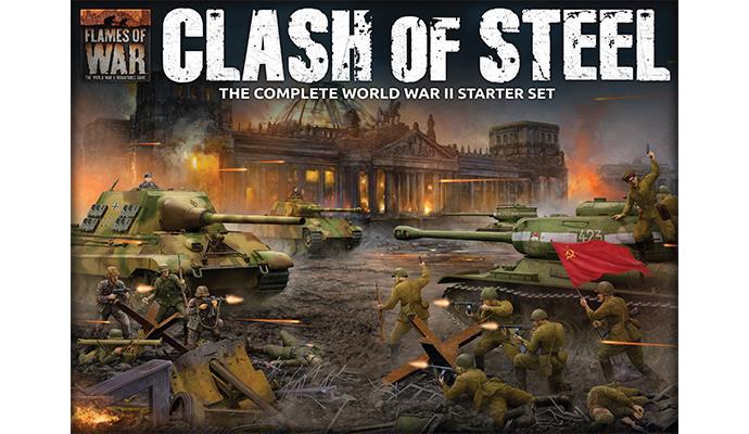 Flames of War: Late War: Clash of Steel Starter Set: German vs Soviet 