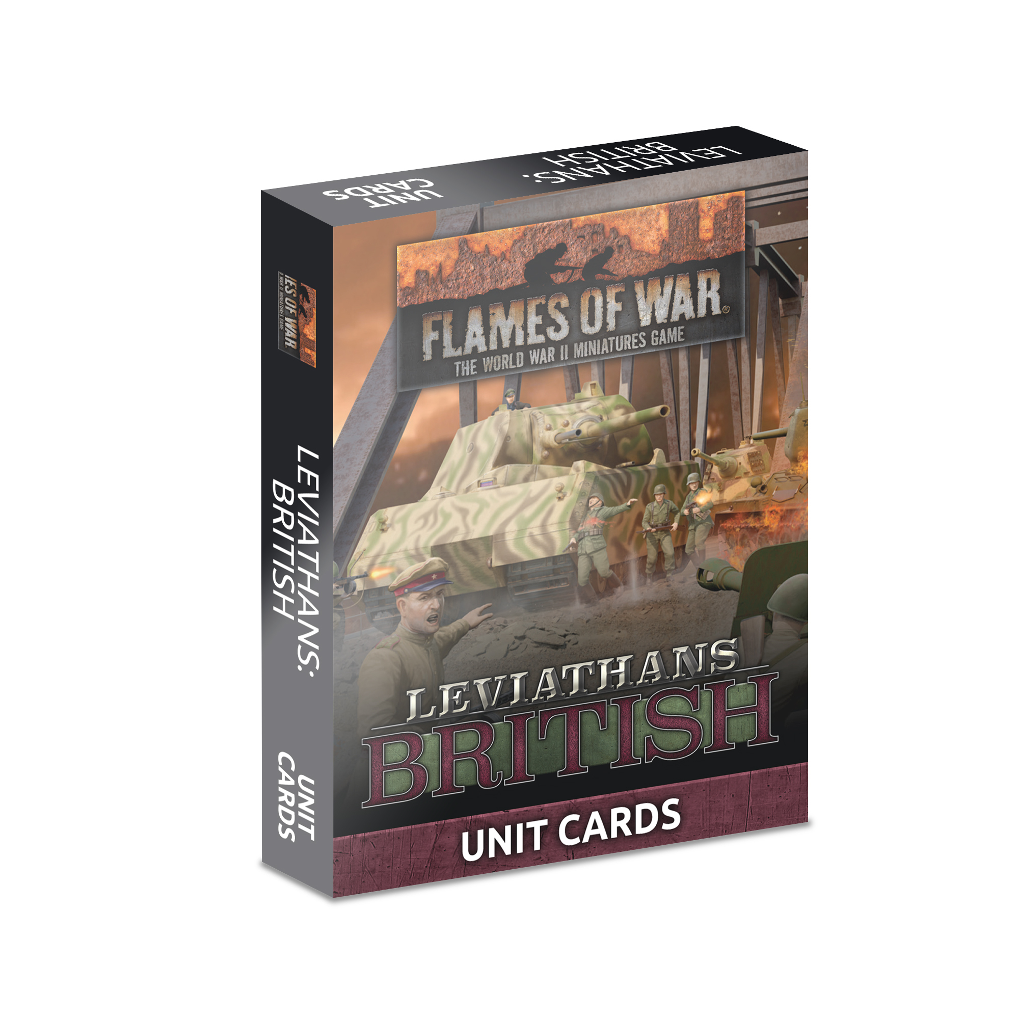 Flames of War: Late War Leviathans: British Unit Cards 