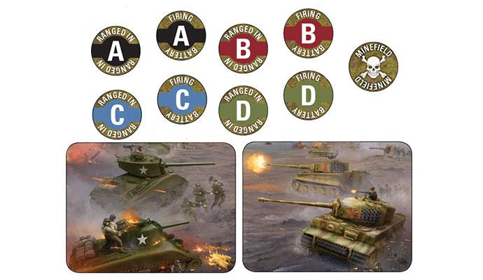 Flames of War: Late War Mission Token Set 