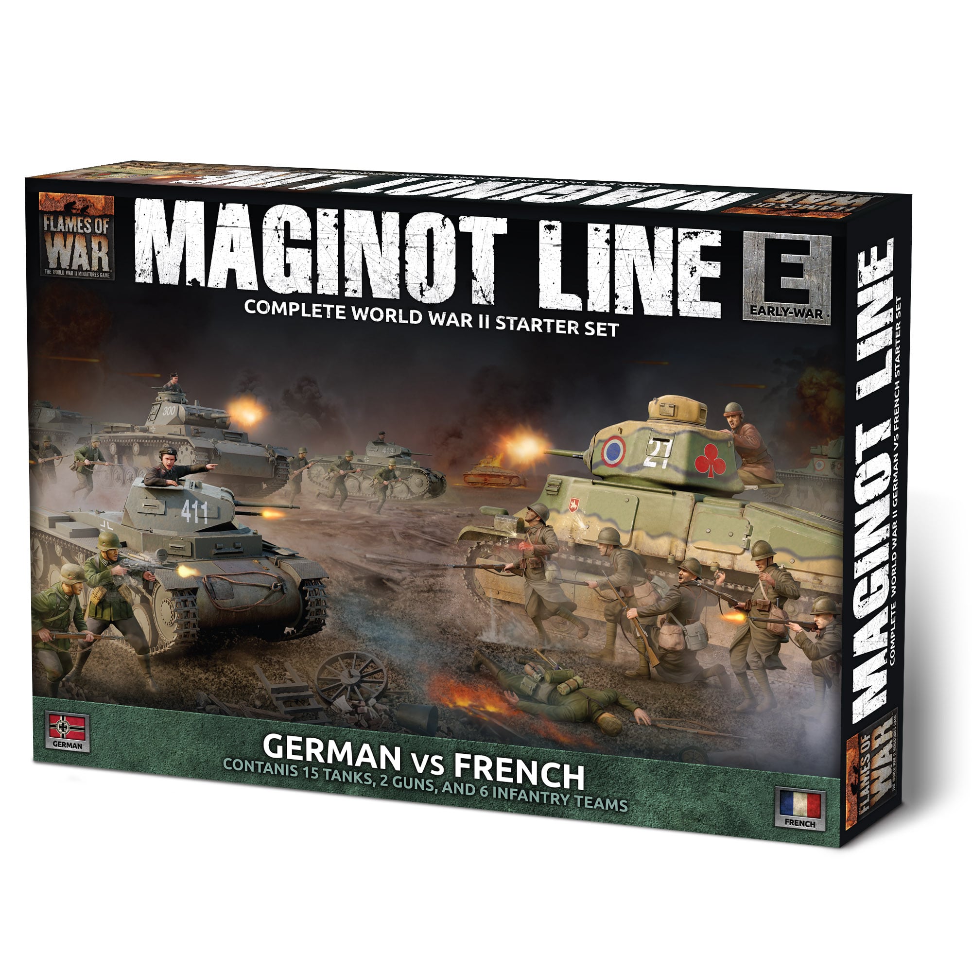 Flames of War: Maginot Line: German vs French Starter Set 