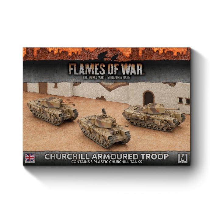 Flames of War: Mid War: British: Churchill Armoured Troop  