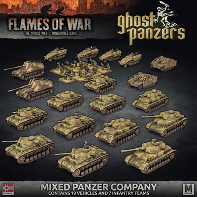 Flames of War: Mid War: Ghost Panzers Mixed Panzer Company 