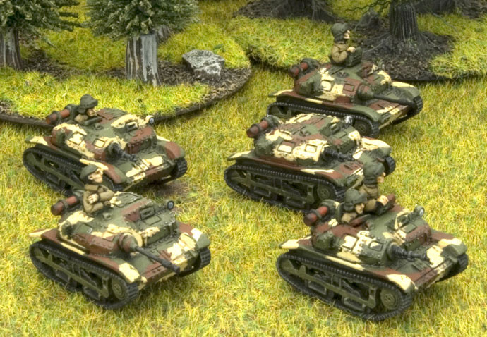 Flames of War: Polish: TKS tankette (x5) 