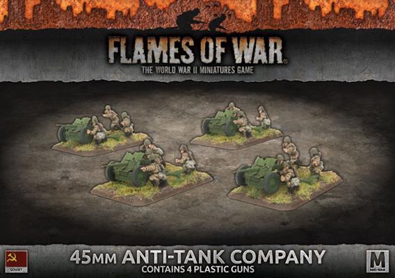 Flames of War: Soviet: 45mm Anti-Tank Company 
