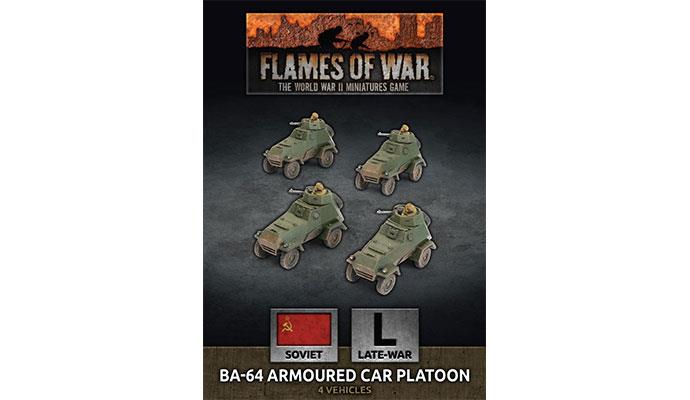 Flames of War: Soviet: BA-64 Armoured Car Platoon (Plastic) 