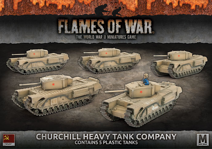 Flames of War: Soviet: Churchill Guards Heavy Tank Company 