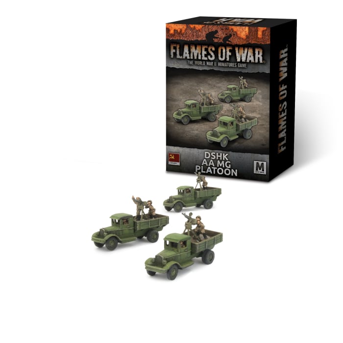 Flames of War: Soviet: DShK AA MG Platoon 