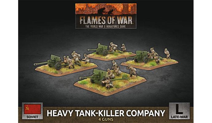 Flames of War: Soviet: Heavy Tank-Killer Company (Plastic) 