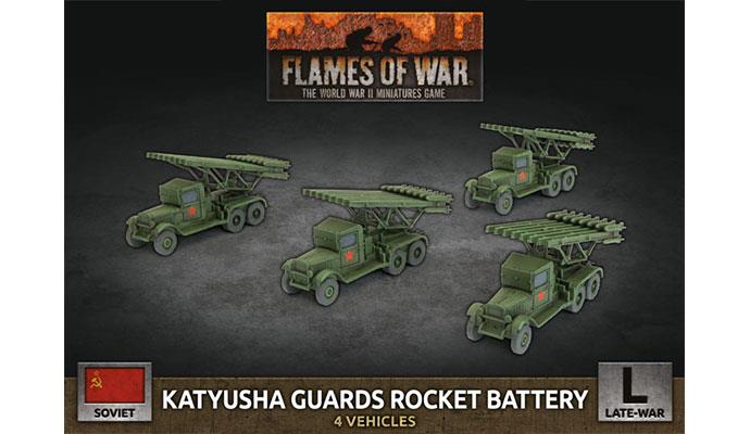 Flames of War: Soviet: Katyusha Guards Rocket Battery (Plastic) 