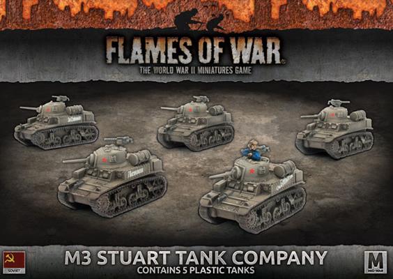 Flames of War: Soviet: M3 Stuart Tank Company 