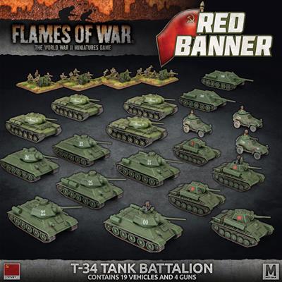 Flames of War: Soviet: Red Banner T-34 Tank Battalion 