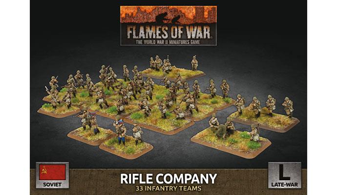 Flames of War: Soviet: Rifle Company (Plastic) 