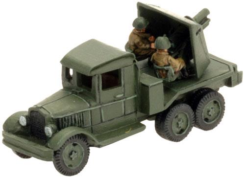 Flames of War: Soviet: SU-12 Self-propelled Guns with crew 