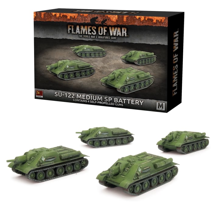 Flames of War: Soviet: SU-122 Medium SP Battery 