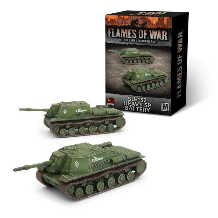 Flames of War: Soviet: SU-152 Heavy SP Battery 