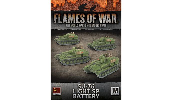 Flames of War: Soviet: SU-76 Light SP Battery 