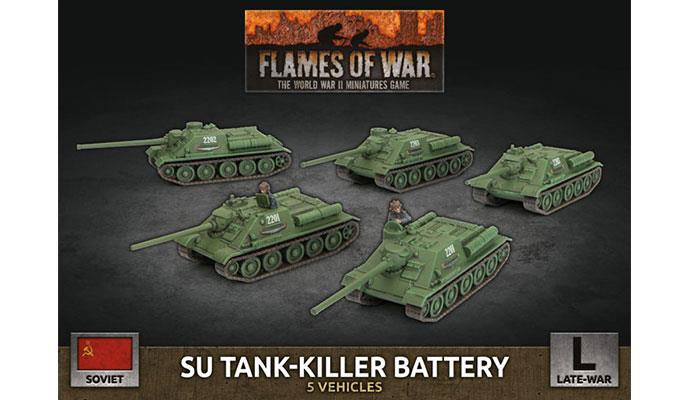 Flames of War: Soviet: SU-85 Tank-Killer Battery (Plastic) 