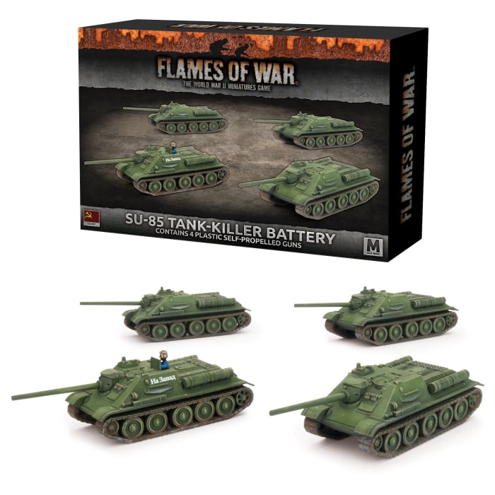Flames of War: Soviet: SU-85 Tank-Killer Battery 