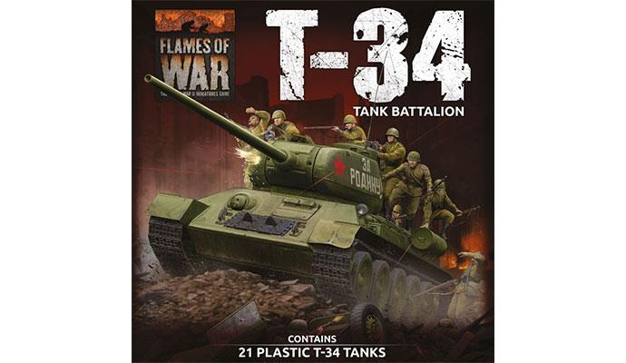 Flames of War: Soviet: T-34 Battalion Army Deal 