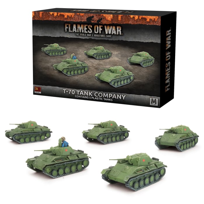 Flames of War: Soviet: T-70 Tank Company 