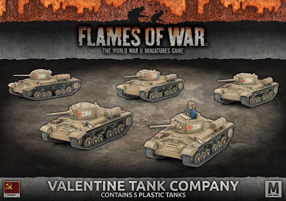 Flames of War: Soviet: Valentine Tank Company 