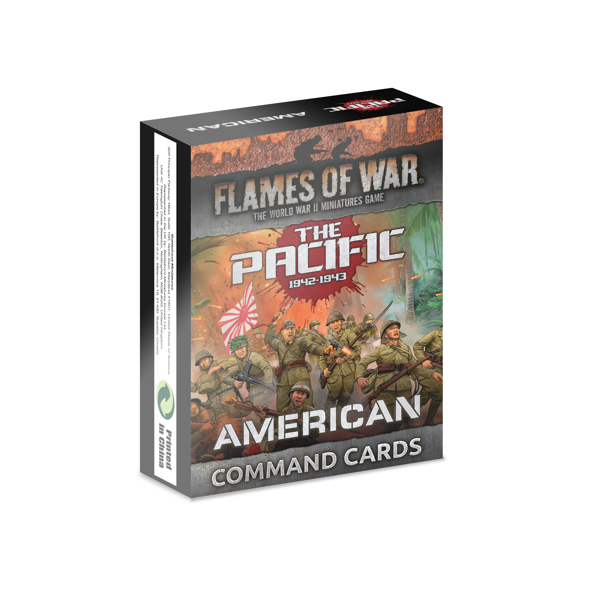 Flames of War: The Pacific: American Command Cards (Limited Edition)  