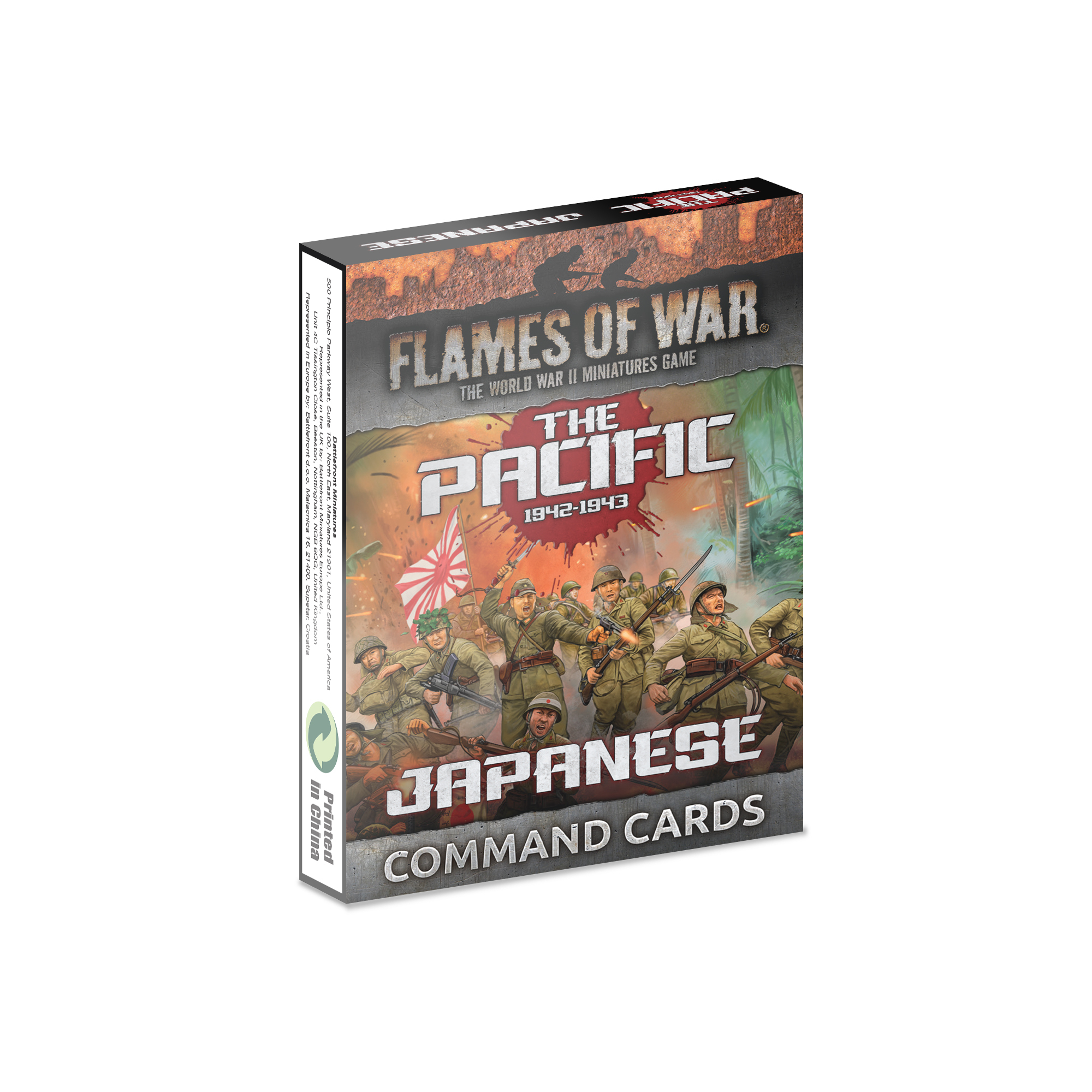 Flames of War: The Pacific: Japanese Command Cards (Limited Edition) 