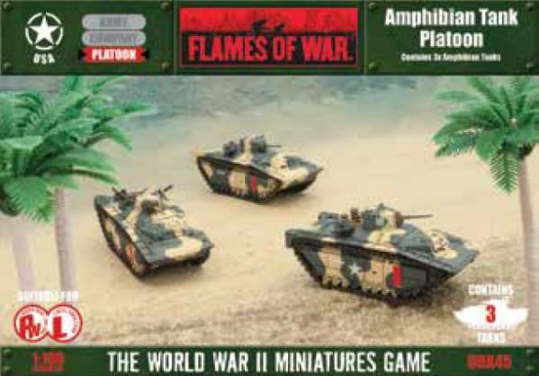 Flames of War: USA: Amphibian Tank Platoon 
