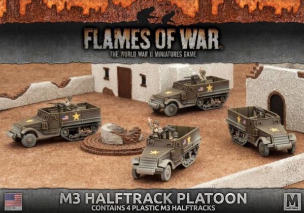 Flames of War: USA: M3 Halftrack Platoon 