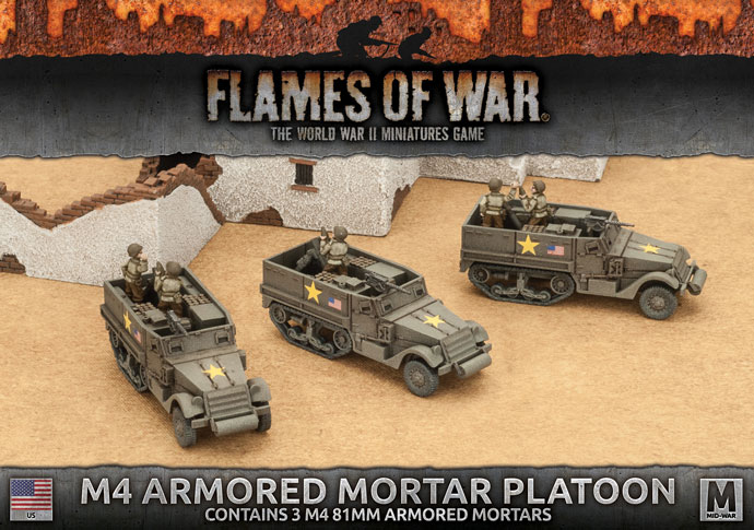 Flames of War: USA: M4 81mm Armored Mortar Platoon 