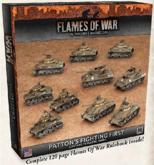 Flames of War: USA: Pattons Fighting First (Plastic Army Deal) 