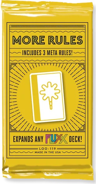Fluxx More Rules Expansion Pack  