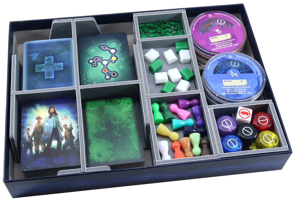 Folded Space: Board Game Organizer- Pandemic (with expansions) 