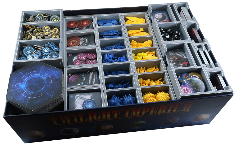 Folded Space: Board Game Organizer- Twilight Imperium: Prophecy of Kings Expansion 