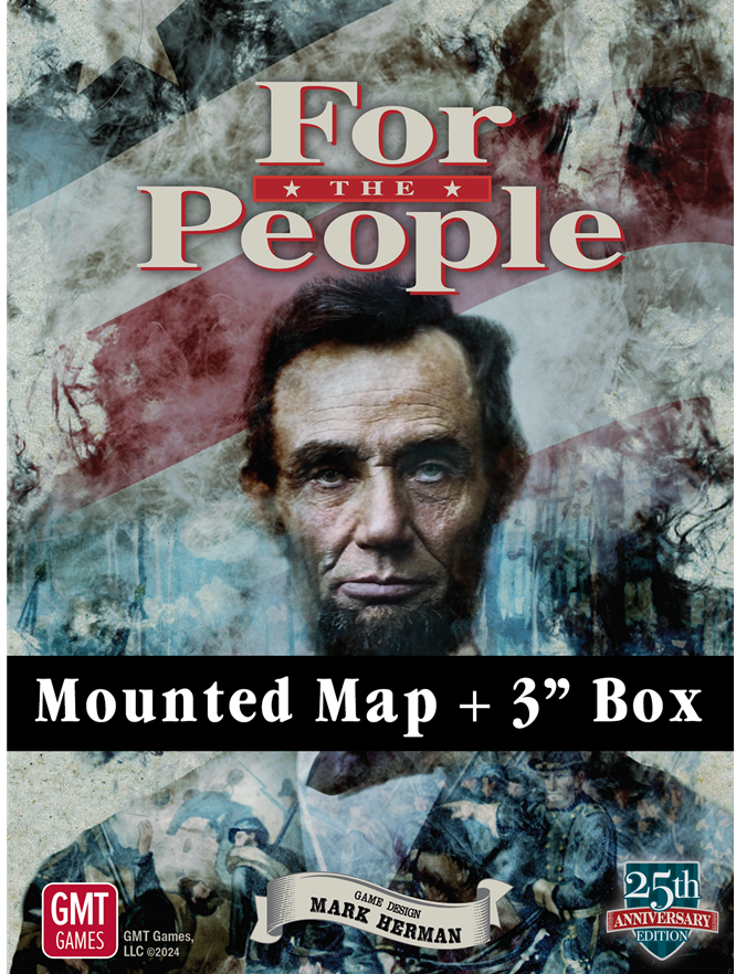 For the People: 4th Printing Mounted Map and 3" Box 