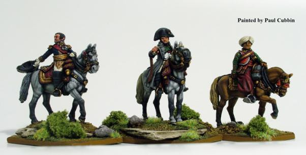 Perry: 28mm Napoleonic: French Napoleon and Staff Mounted 