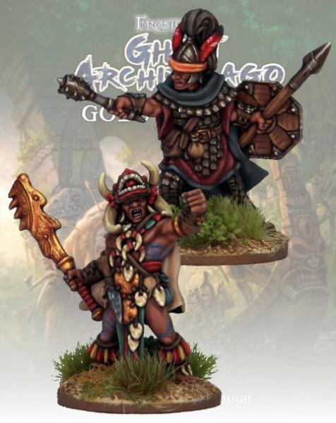 Frostgrave: Ghost Archipelago Totem Warrior & Vanguard 