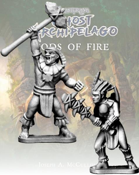 Frostgrave: Ghost Archipelago Tribal Savage and Hunter 