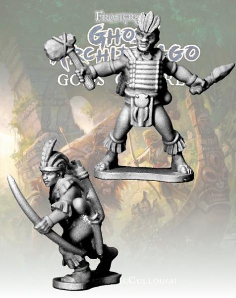 Frostgrave: Ghost Archipelago Tribal Tomb Robber & Scout 
