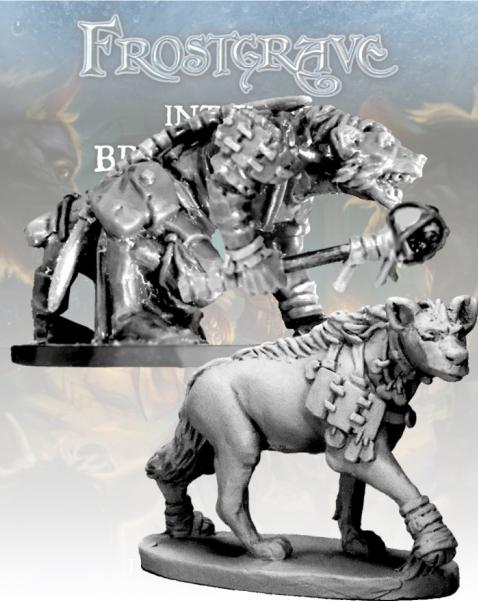 Frostgrave: Gnoll Tracker & War Hyena 