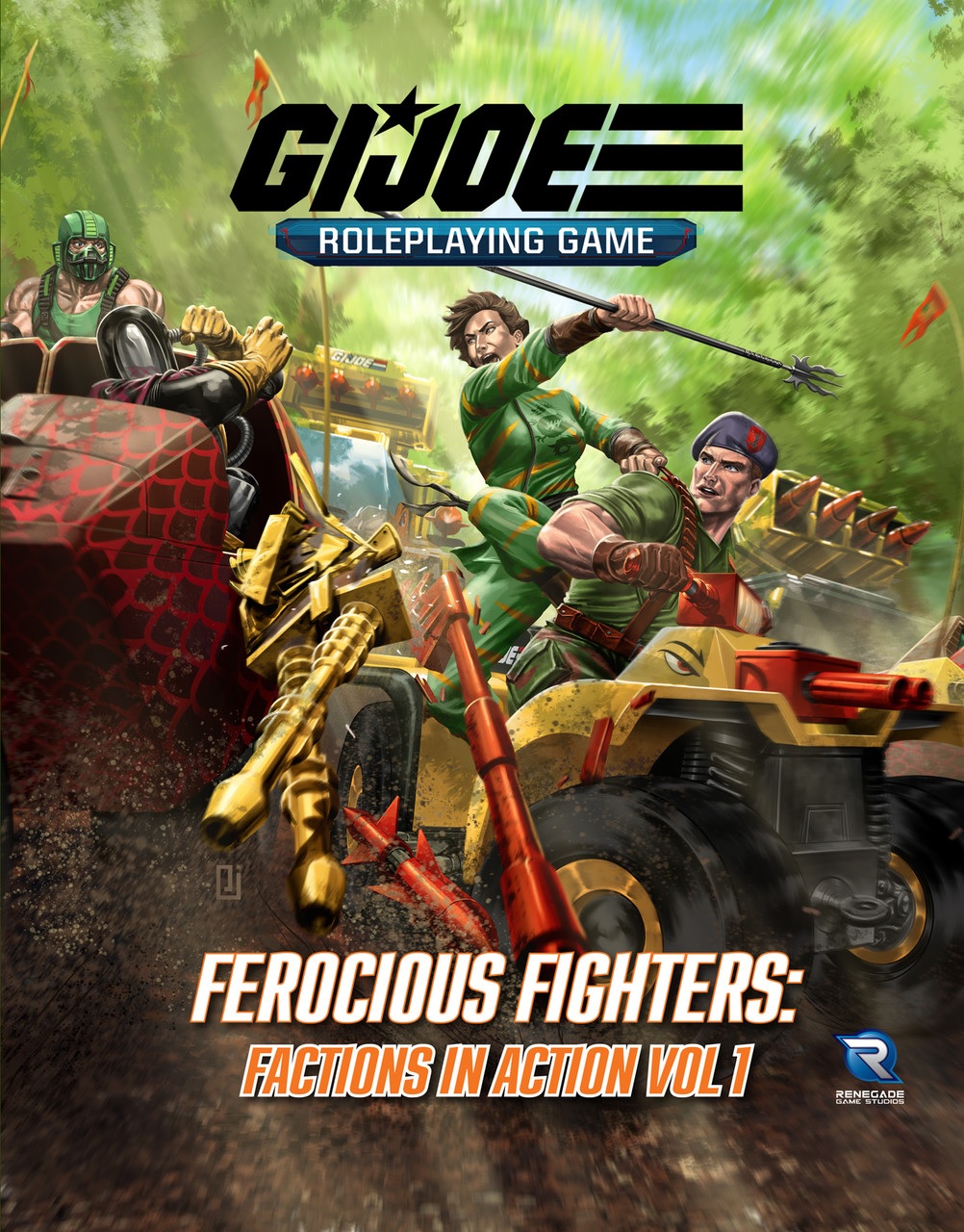 G.I. Joe RPG: Ferocious Fighters: Factions in Action Sourebook V1 (HC) 