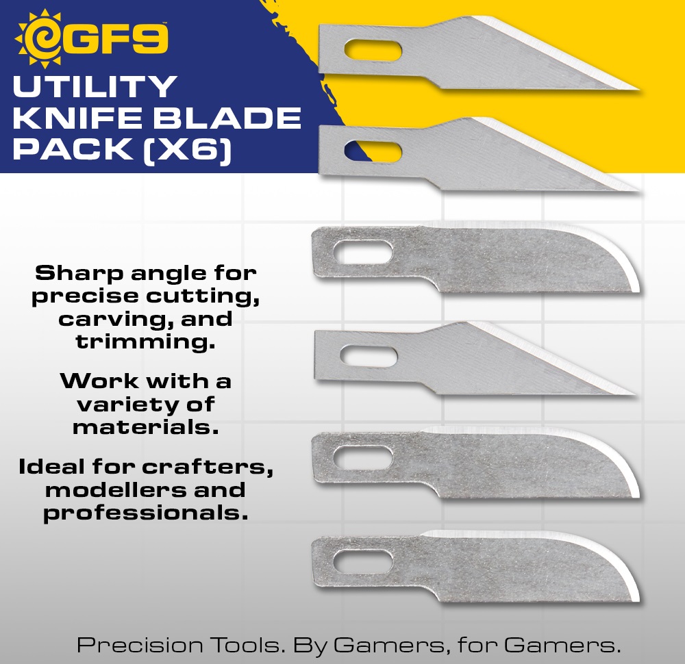 GF9: Utility Knife Blade Pack (6ct) 