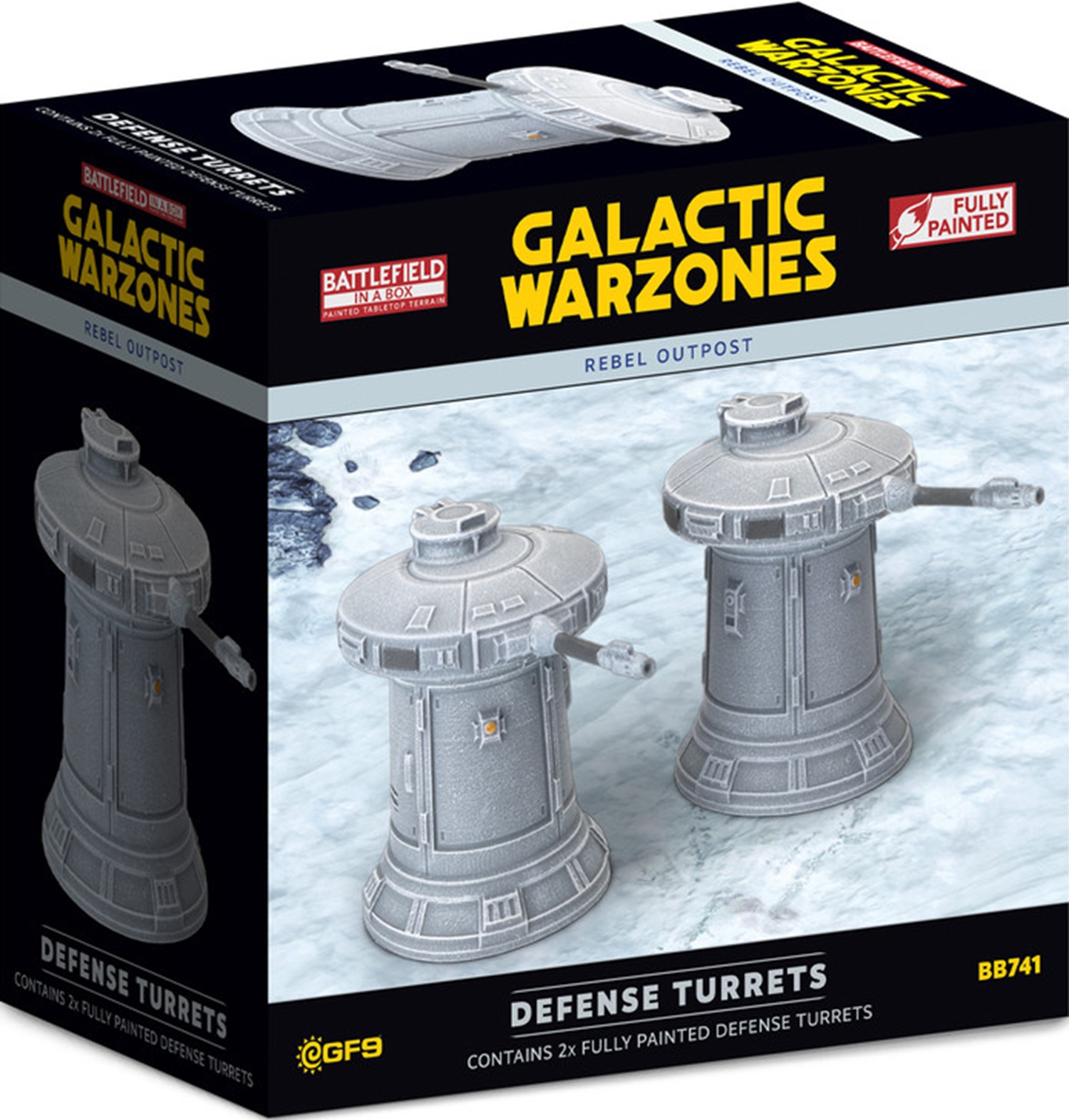 Galactic Warzones Rebel Outpost: DEFENSE TURRETS 